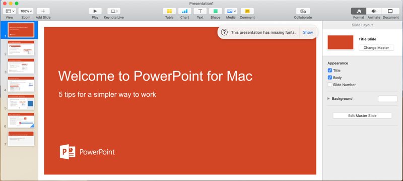 save images for powerpoint on mac